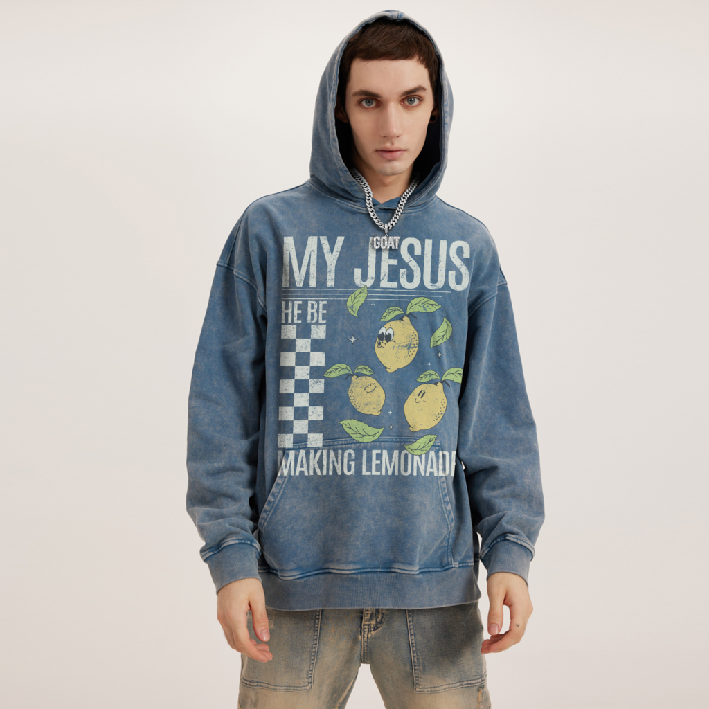 Lemonade Oversized Washed Hoodie