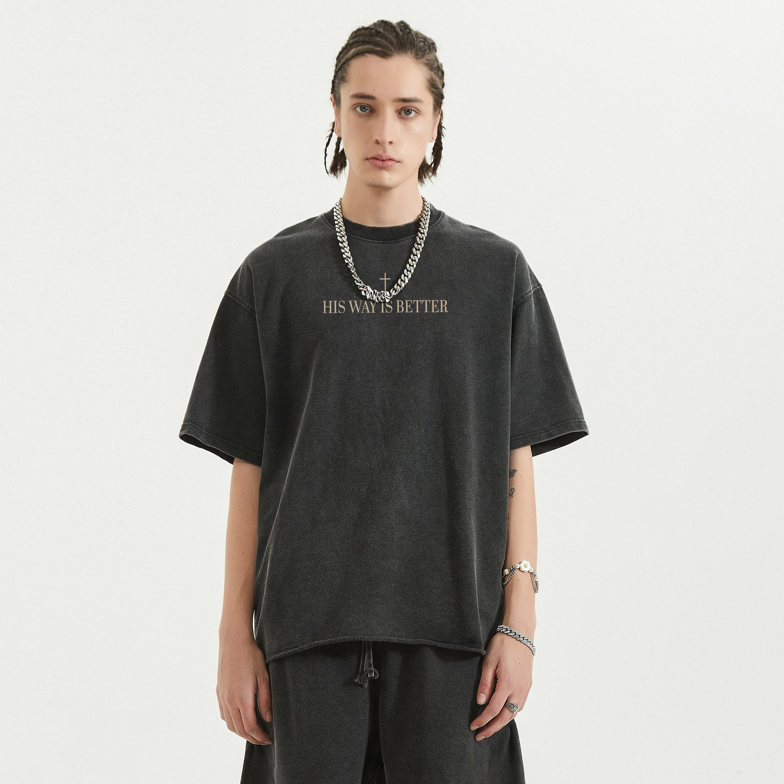 His Way Is Better Oversized Tee - Image 3