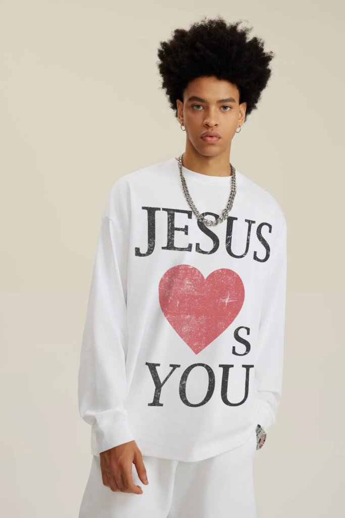 Jesus Loves You Oversized Long Sleeve