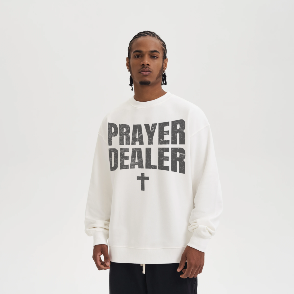 Prayer Dealer Oversized Crew