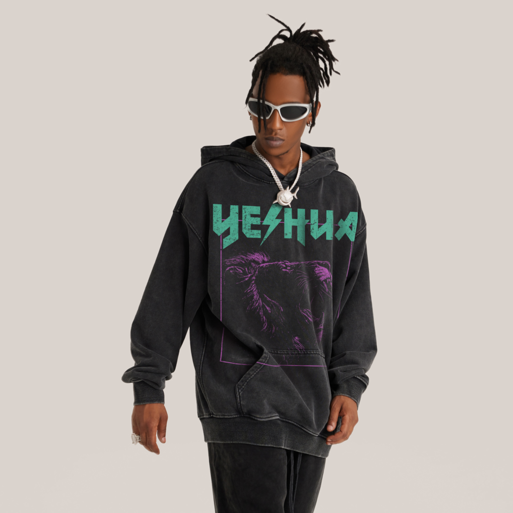 Yeshua Oversized Hoodie (Black)