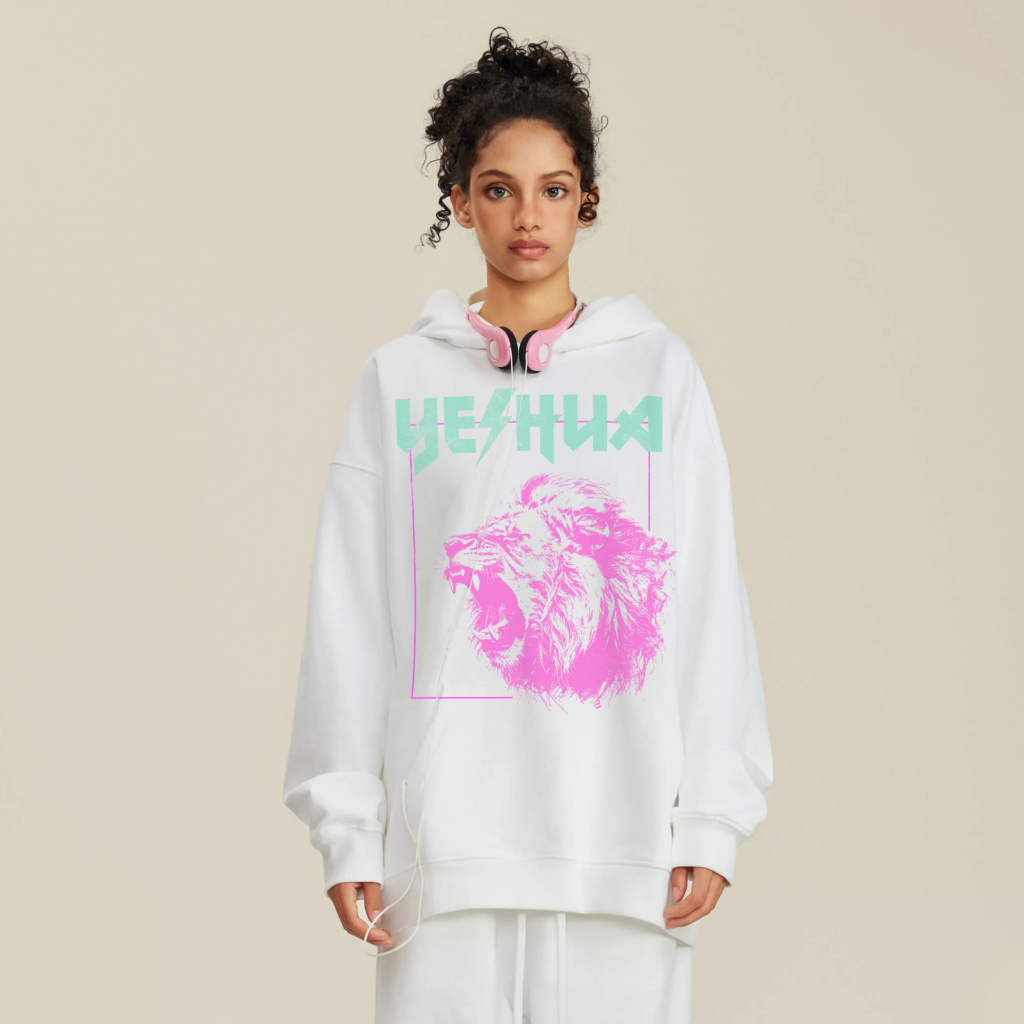 Yeshua Oversized Hoodie (White)