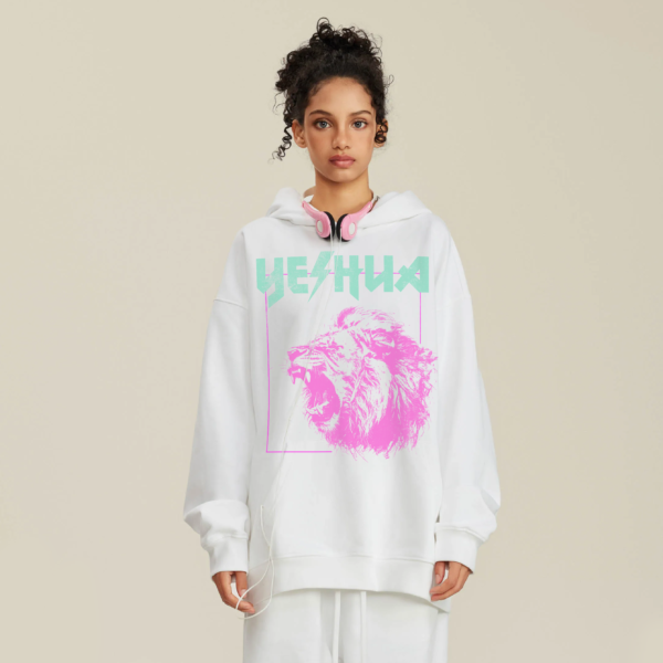 Yeshua Oversized Hoodie (White)