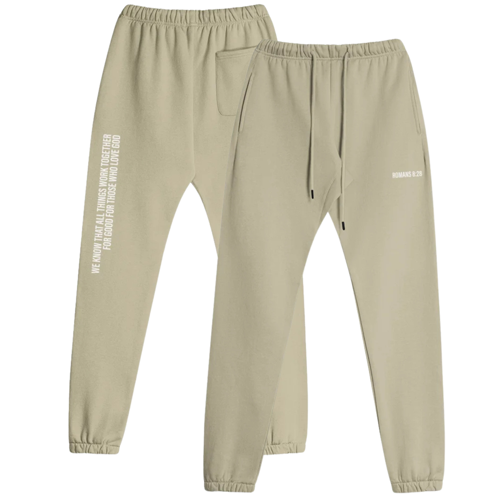 Romans 8:28 Fleece Lined Sweats