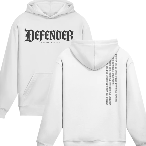 Defender&mdash;Psalm 82:3-4 Oversized Hoodie