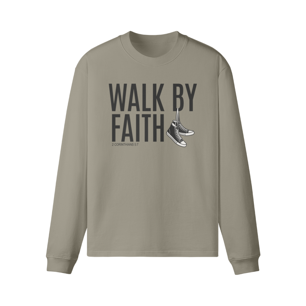 Walk By Faith Oversized Long Sleeve