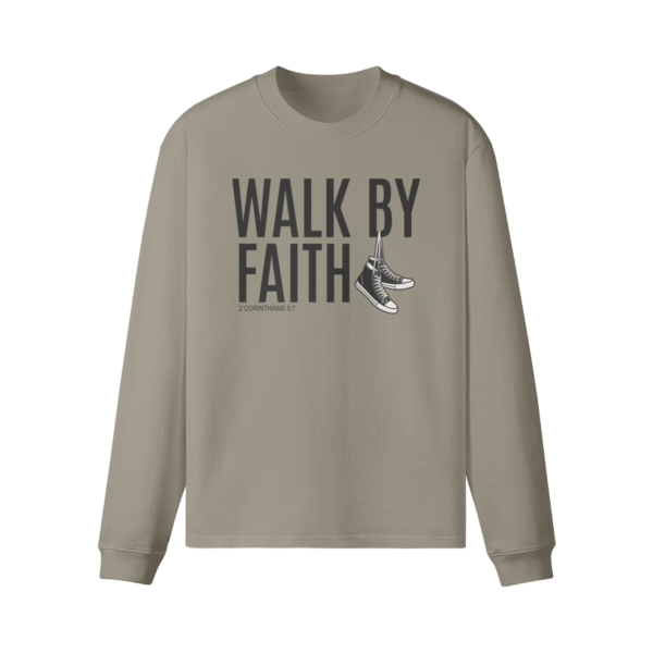 Walk By Faith Oversized Long Sleeve