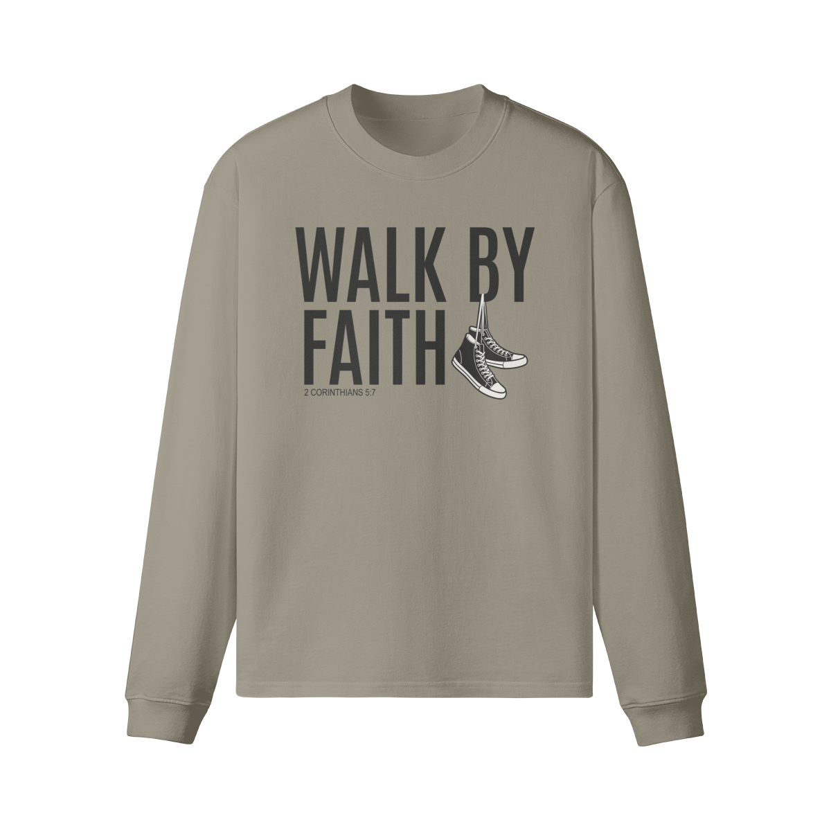 Walk By Faith Oversized Long Sleeve - Image 4