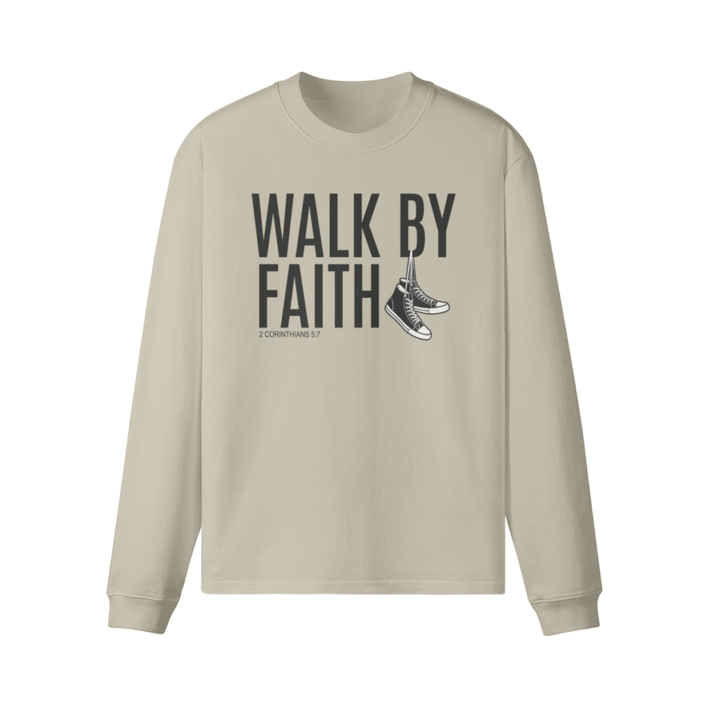 Walk By Faith Oversized Long Sleeve