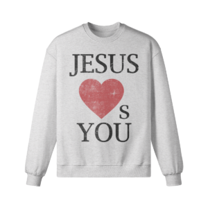 Jesus Loves You Oversized Crew - Image 3