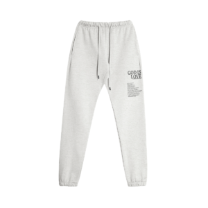 God is Love Fleece Joggers