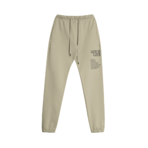 God is Love Fleece Joggers - Image 3