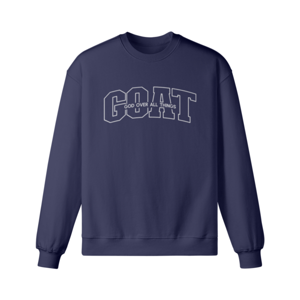 GOAT (Embroidered) Oversized Crew