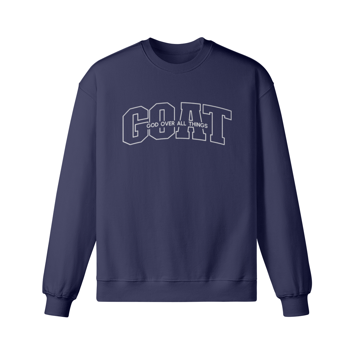 GOAT (Embroidered) Oversized Crew - Image 1