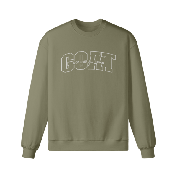 GOAT (Embroidered) Oversized Crew
