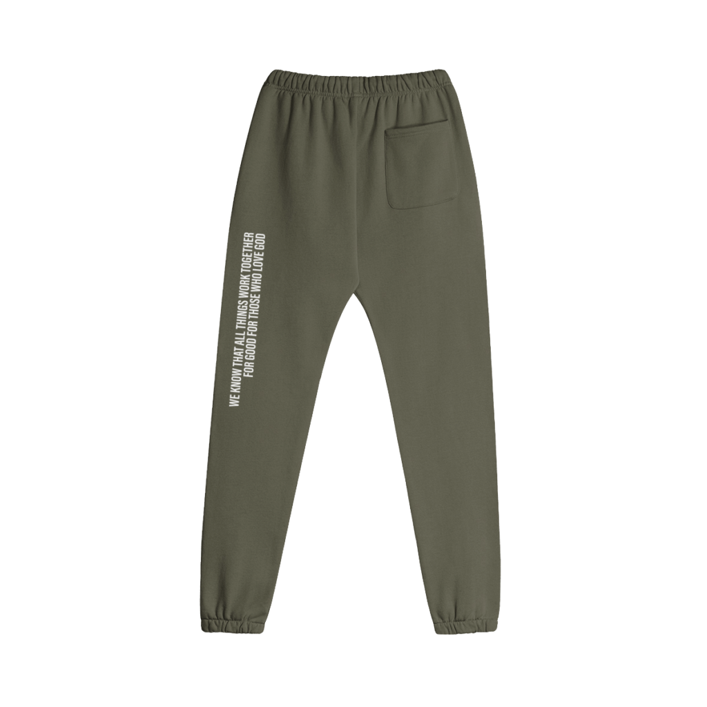Romans 8:28 Fleece Lined Sweats