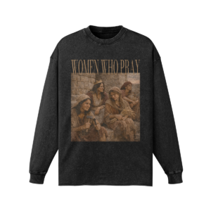 Women Who Pray Oversized Long Sleeve - Image 1