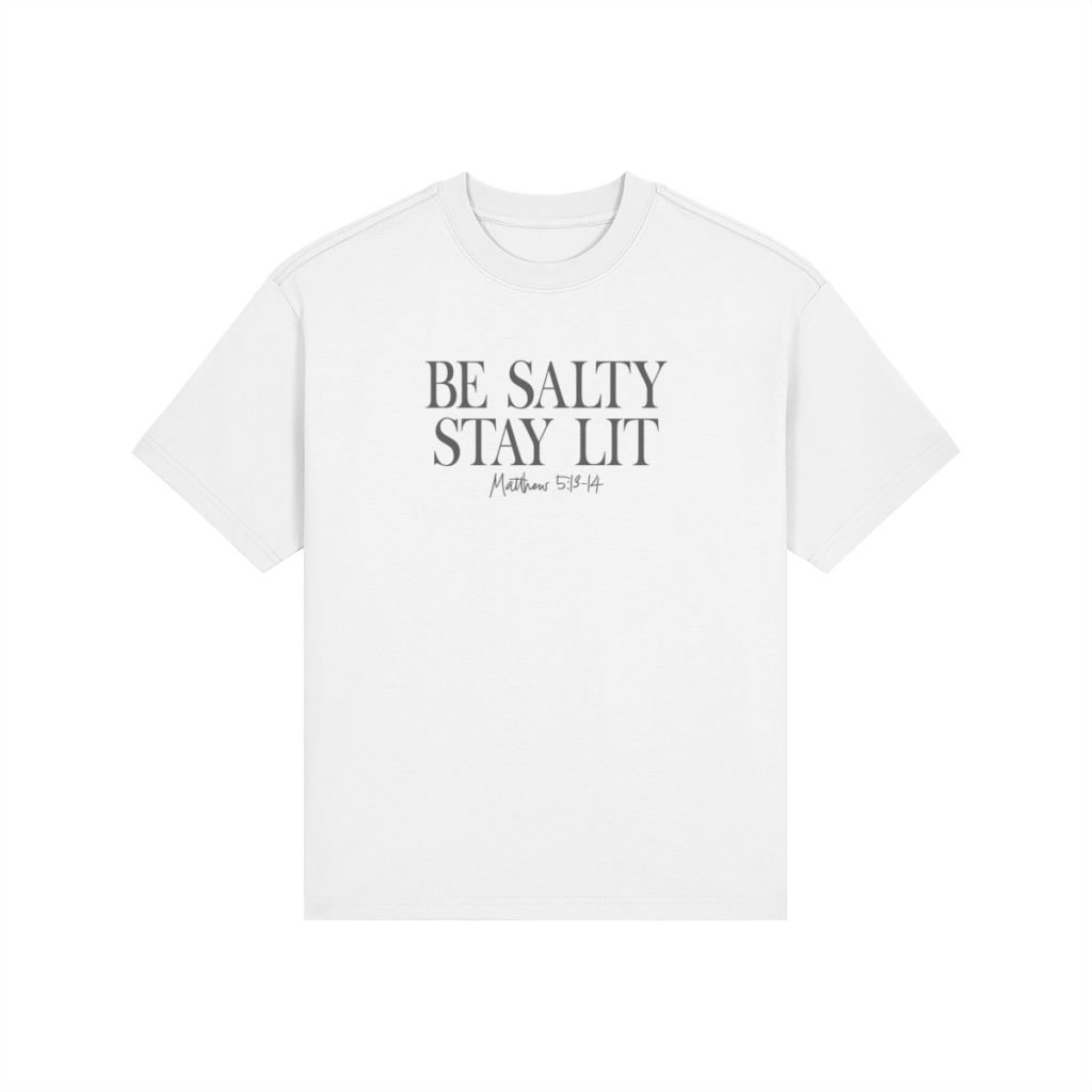 Be Salty Stay Lit High-Wasted Classic Fit Tee