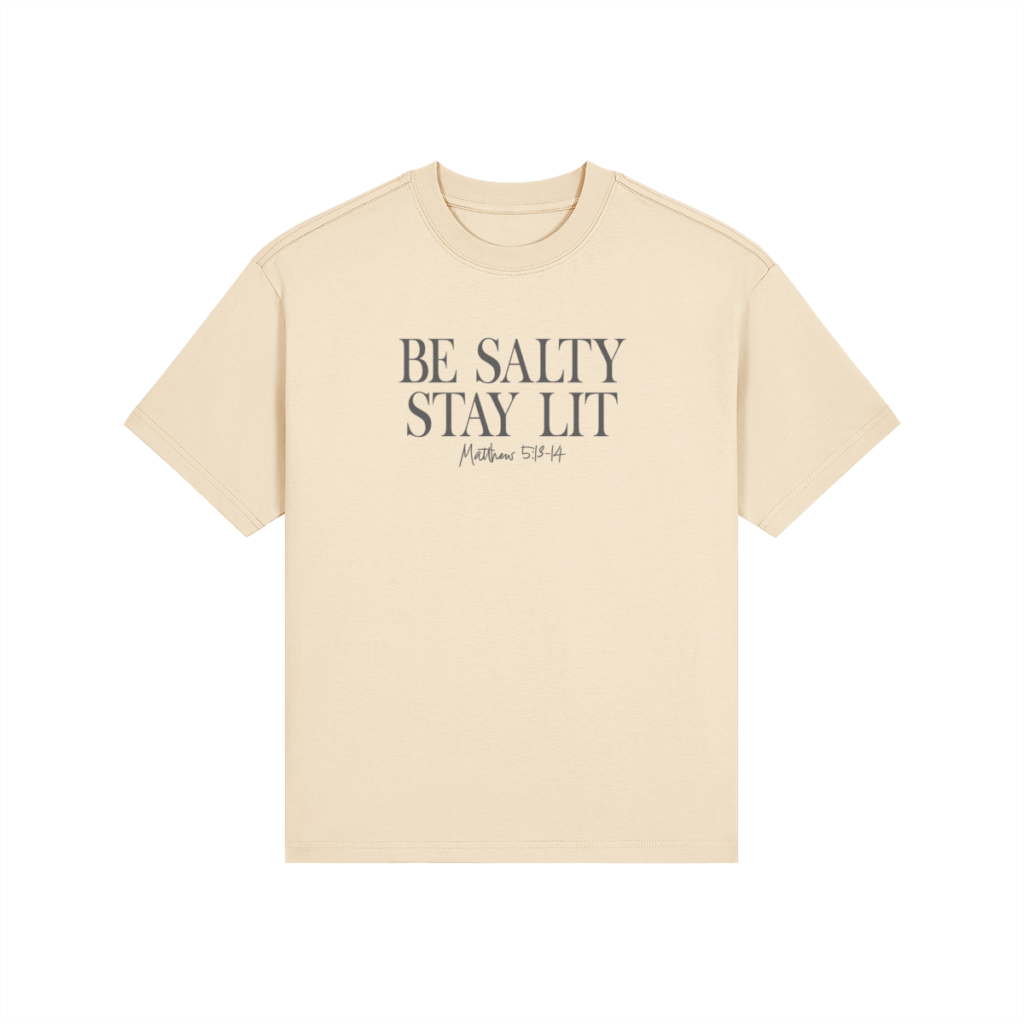 Be Salty Stay Lit High-Wasted Classic Fit Tee