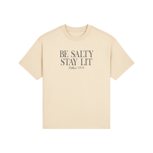 Be Salty Stay Lit High-Wasted Classic Fit Tee