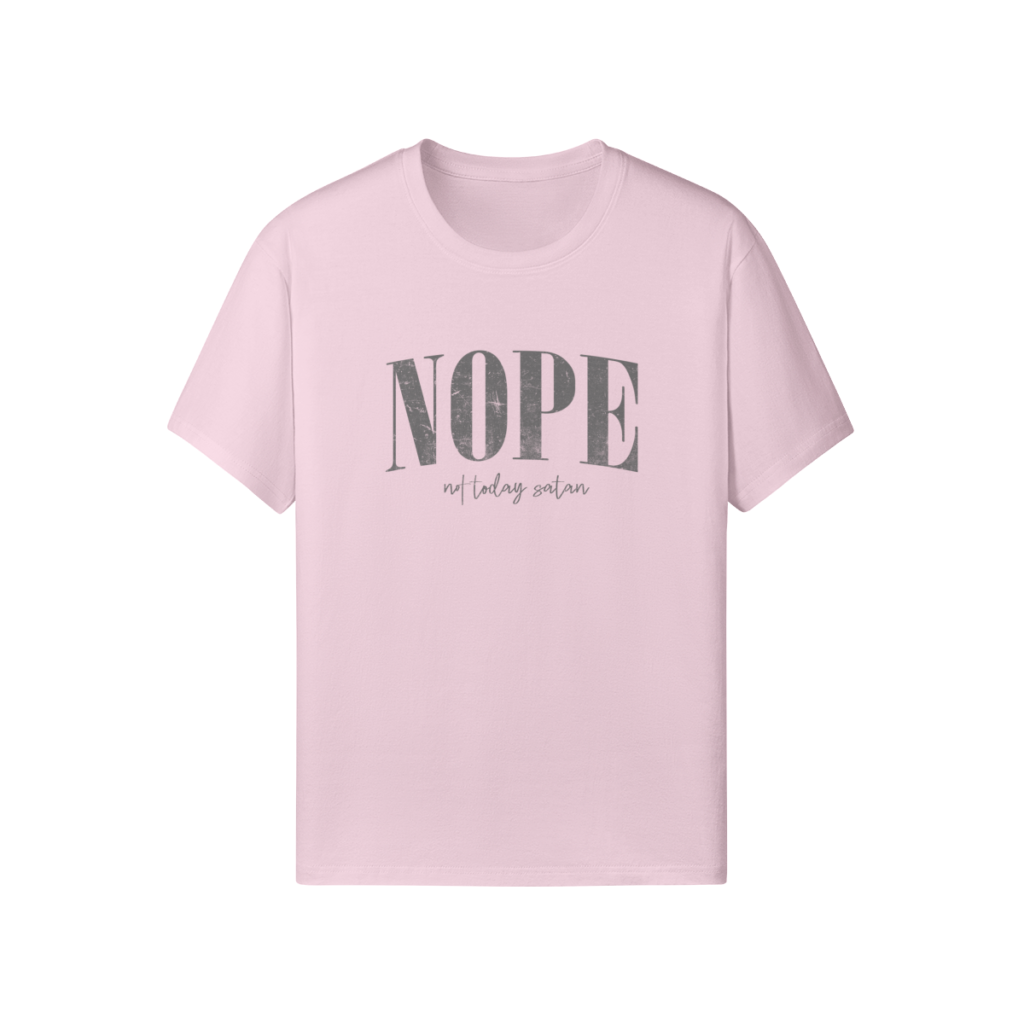 Nope Not Today Satan Classic Fit Tee