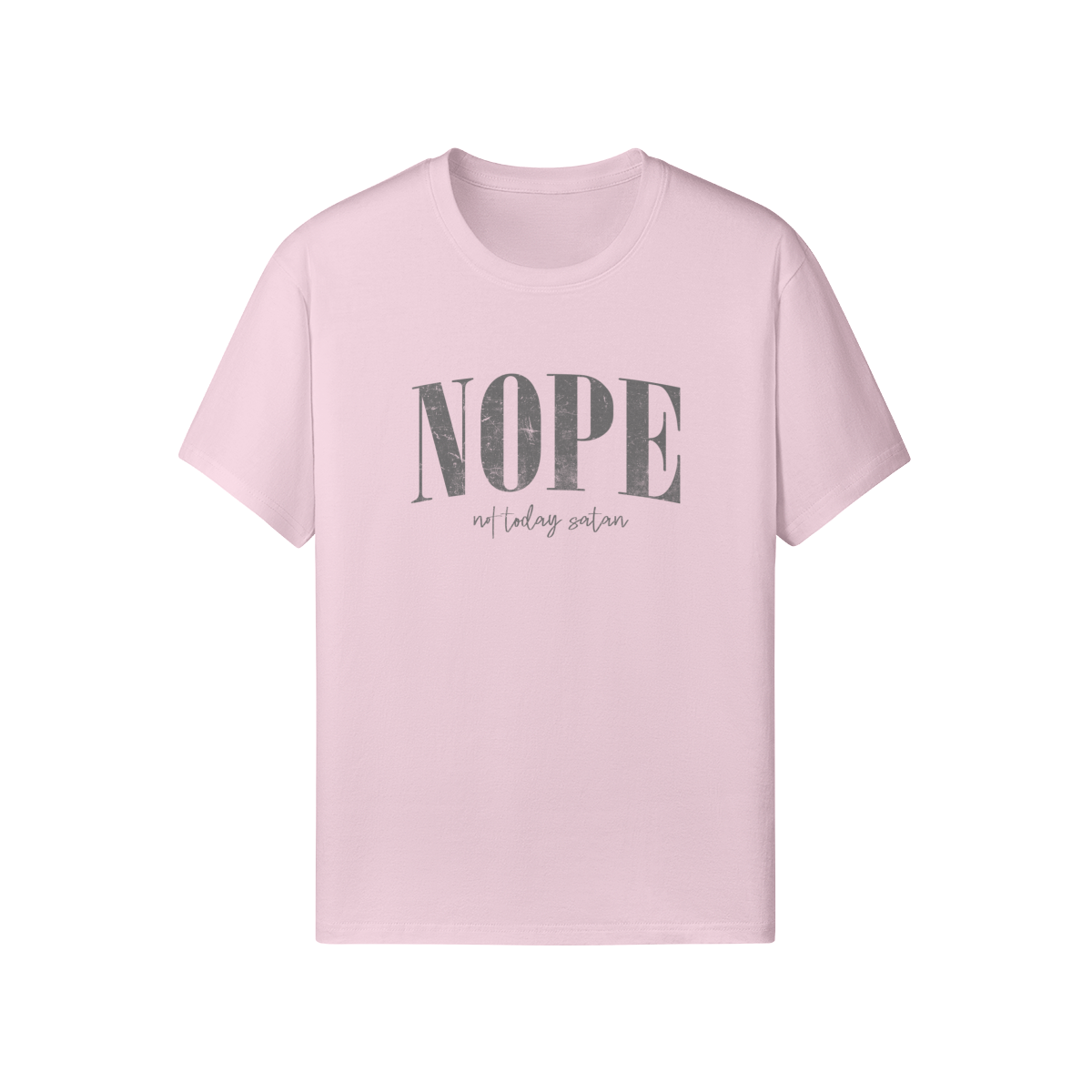 Nope Not Today Satan Classic Fit Tee - Image 4