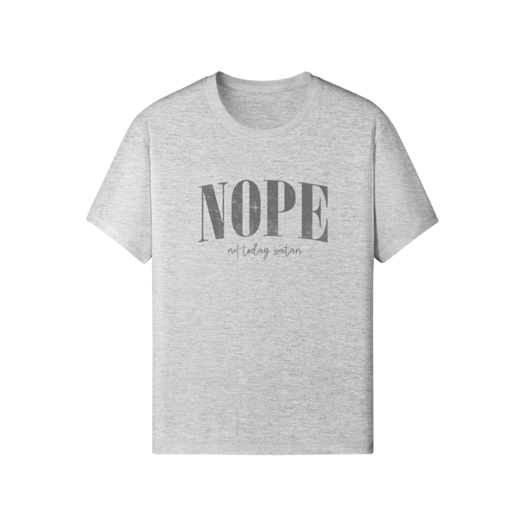 Nope Not Today Satan Classic Fit Tee