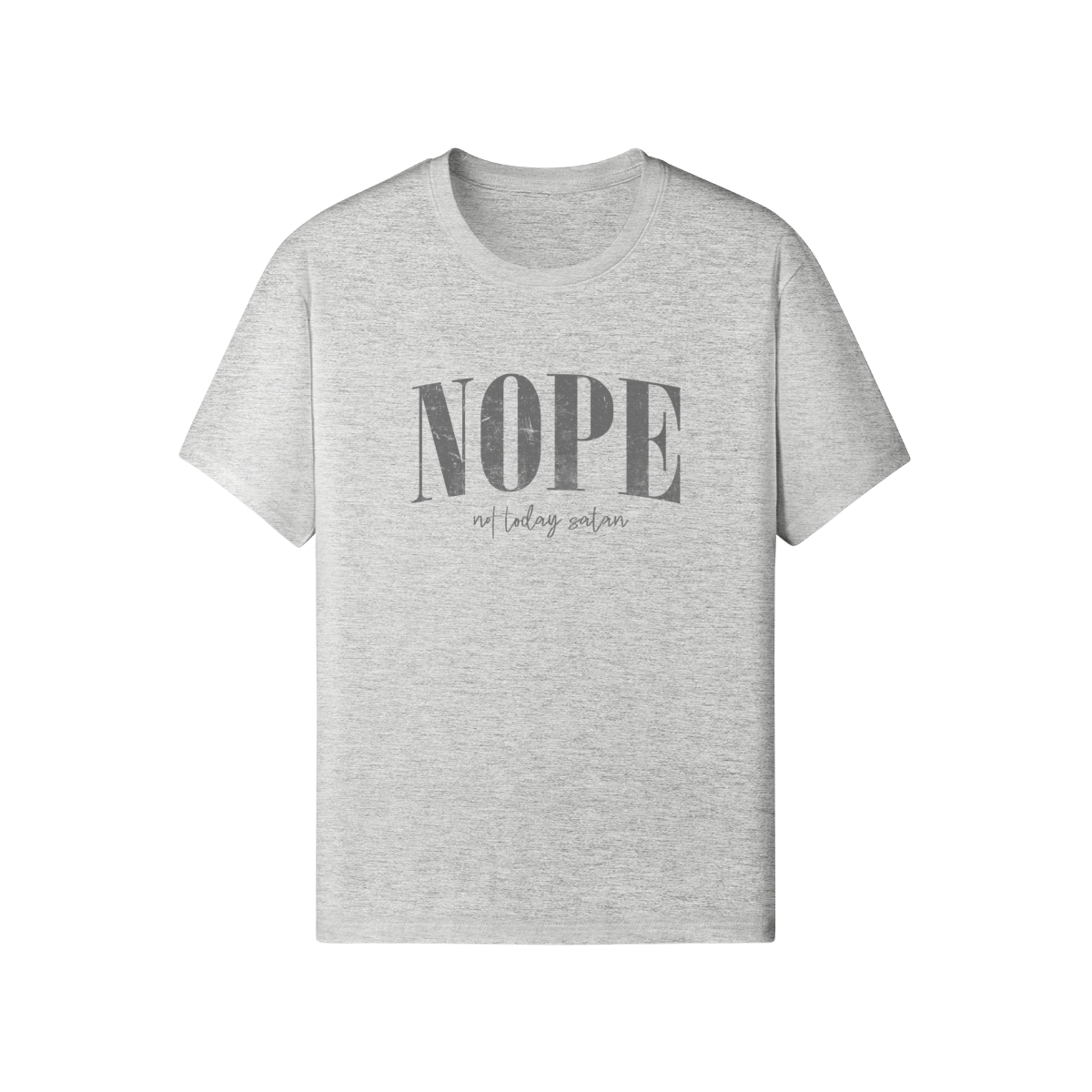 Nope Not Today Satan Classic Fit Tee - Image 6