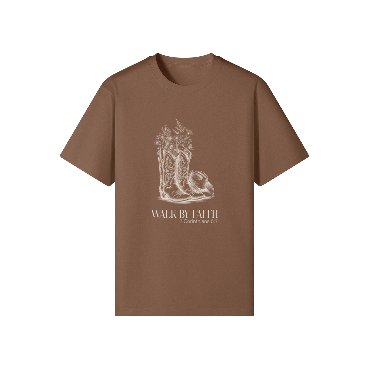 Walk By Faith Classic Fit Tee - Image 1
