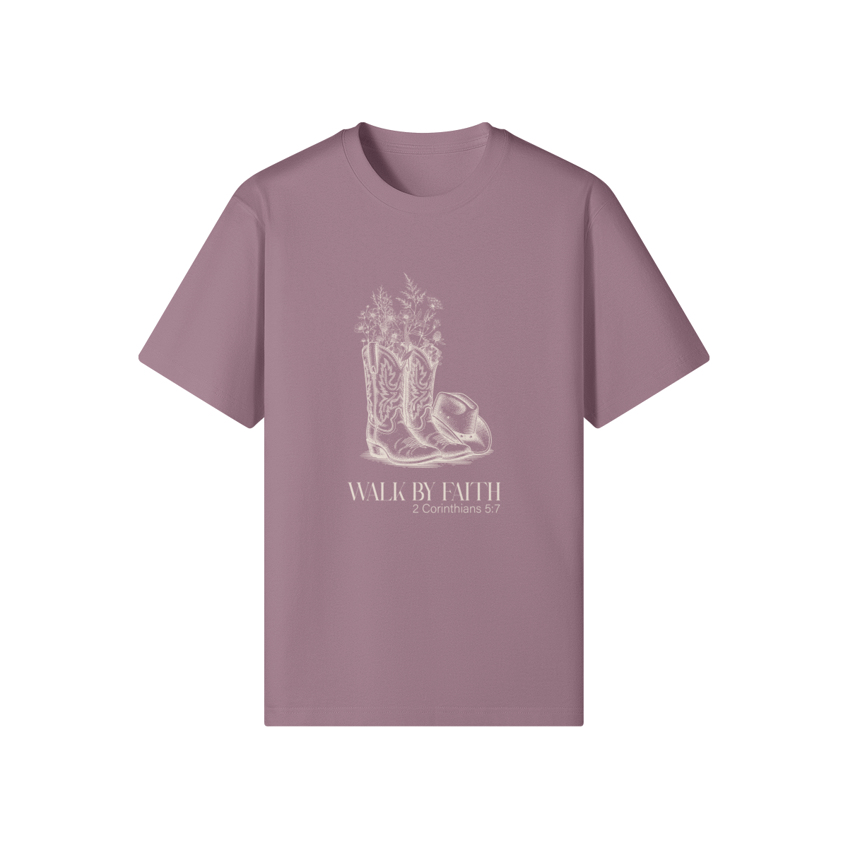 Walk By Faith Classic Fit Tee - Image 4
