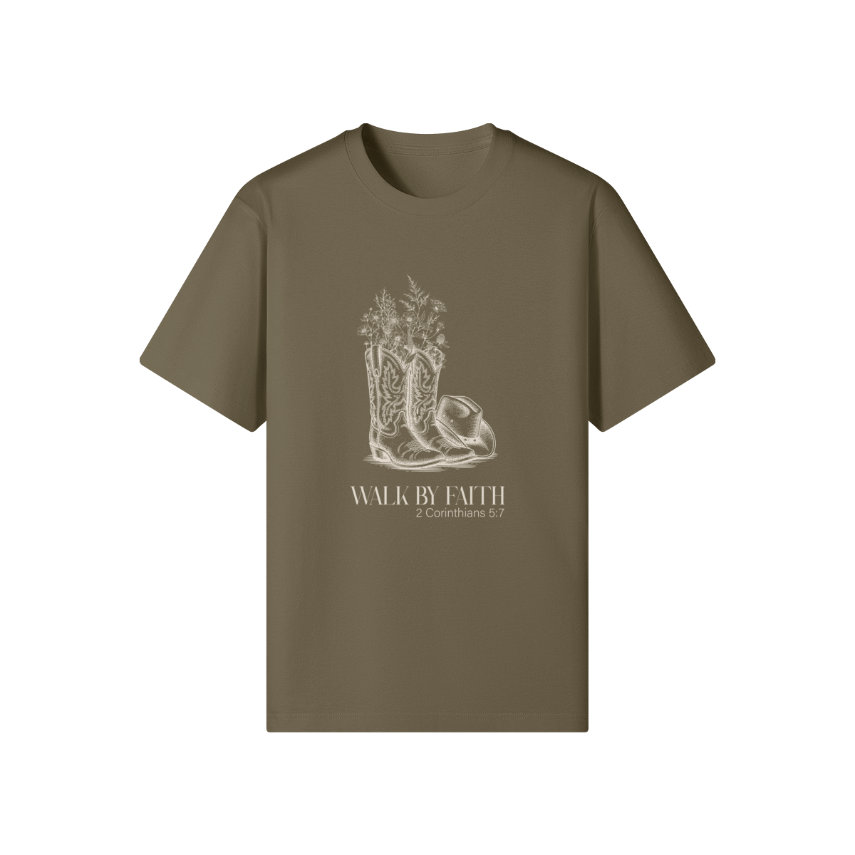 Walk By Faith Classic Fit Tee - Image 5