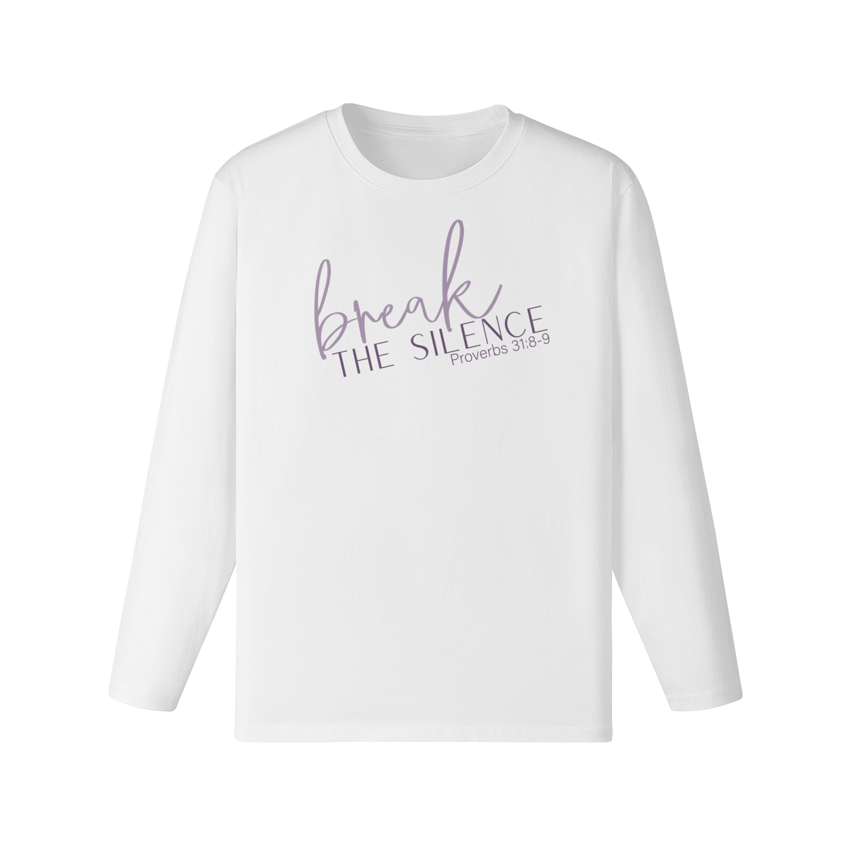Break the Silence Classic Fit Long Sleeve - Image 1