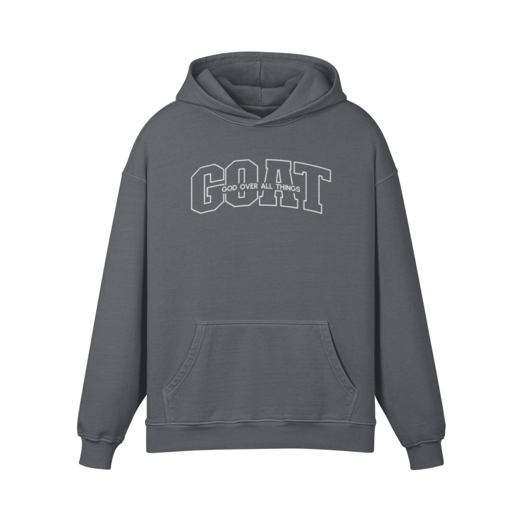 GOAT&mdash;God Over All Things (Embroidered) Hoodie