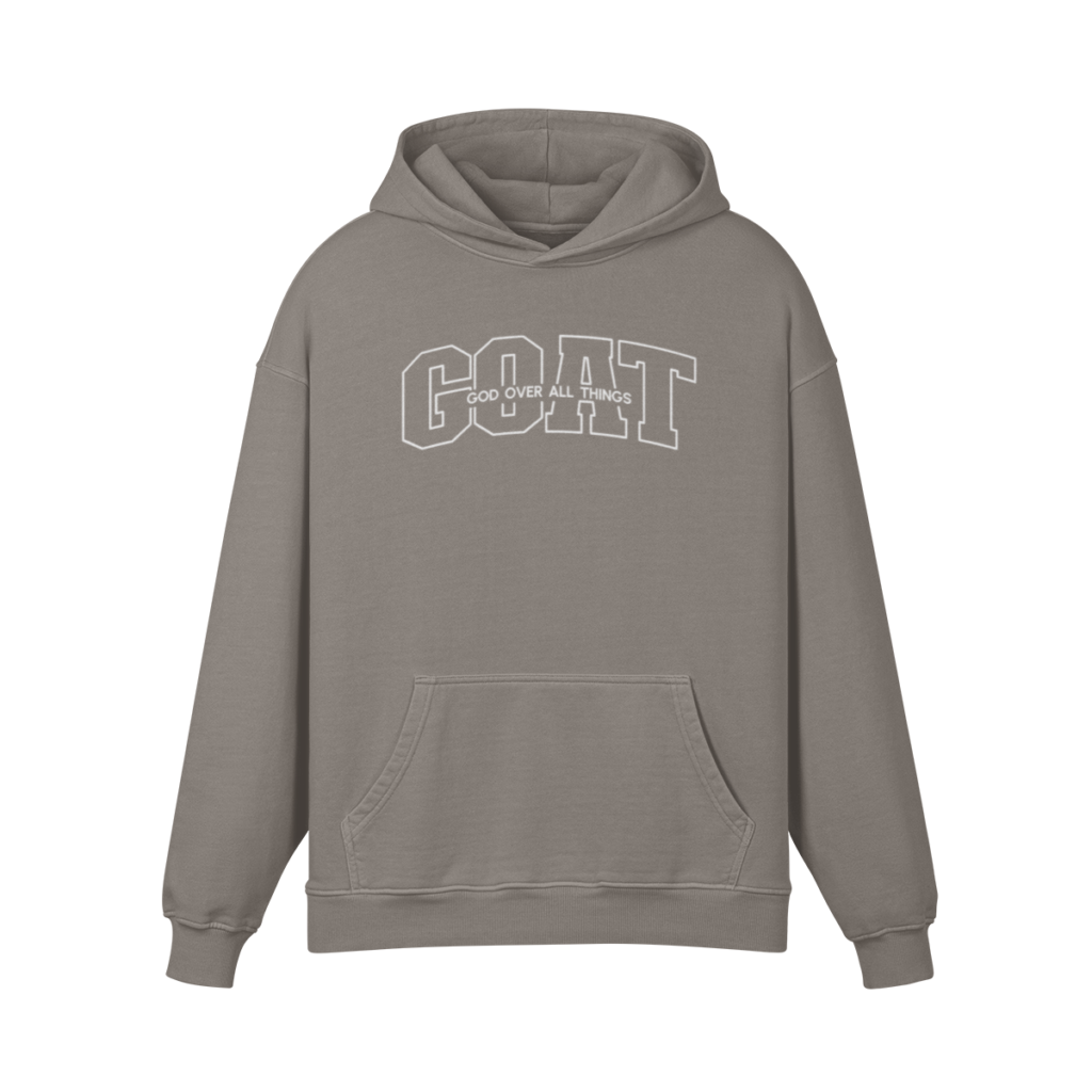 GOAT&mdash;God Over All Things (Embroidered) Hoodie