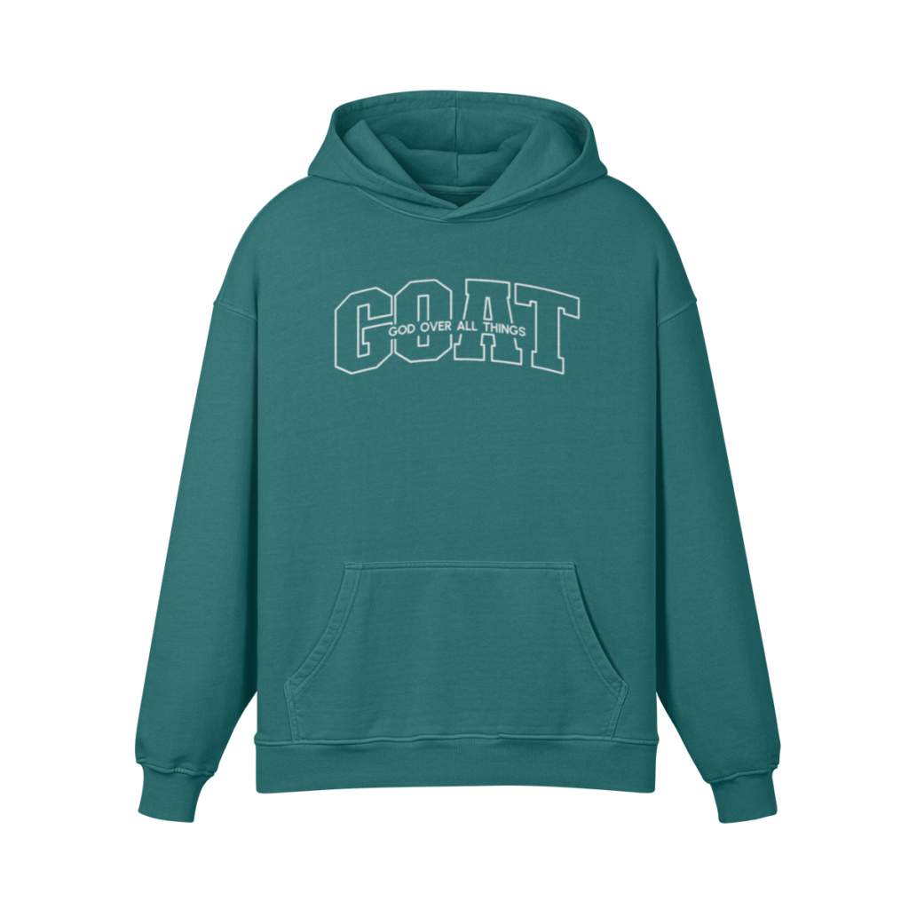 GOAT&mdash;God Over All Things (Embroidered) Hoodie