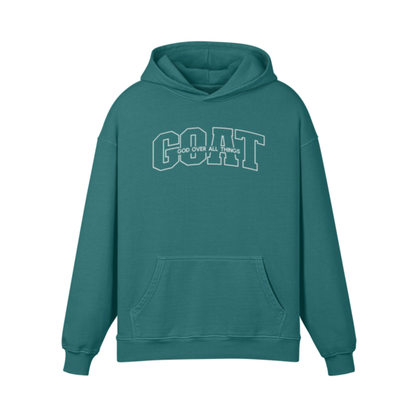GOAT&mdash;God Over All Things (Embroidered) Hoodie
