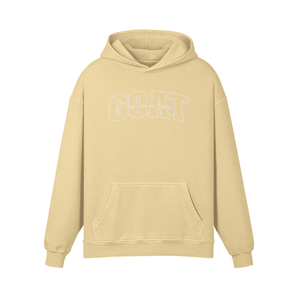 GOAT&mdash;God Over All Things (Embroidered) Hoodie
