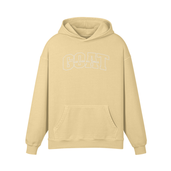 GOAT&mdash;God Over All Things (Embroidered) Hoodie