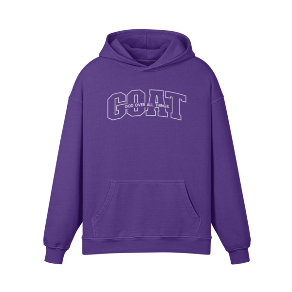 GOAT&mdash;God Over All Things (Embroidered) Hoodie