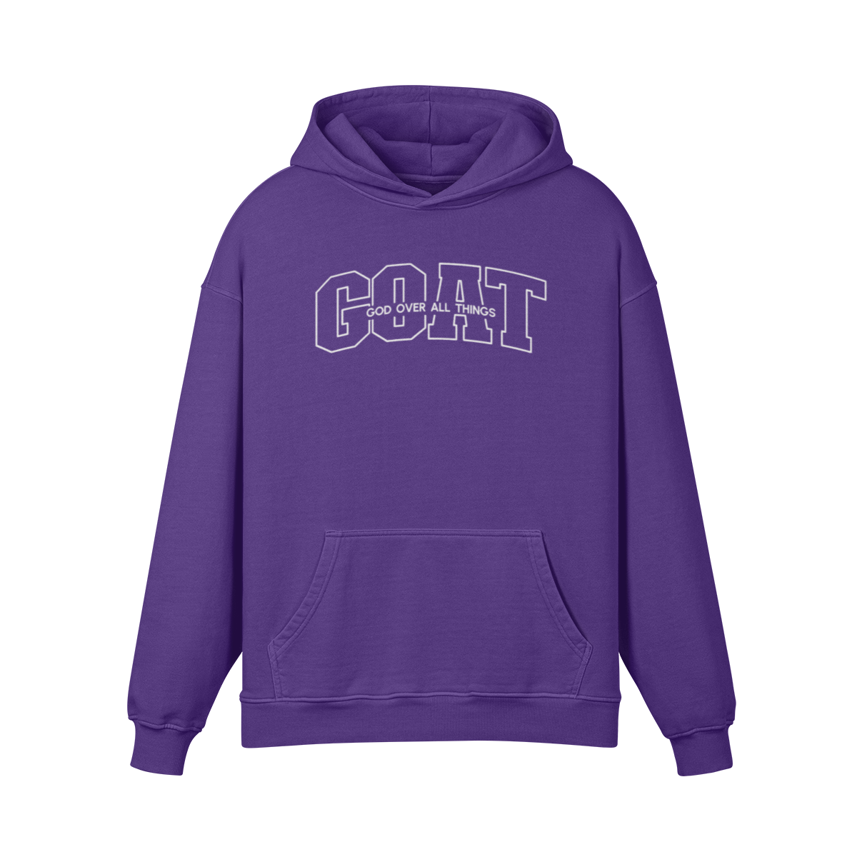 GOAT&mdash;God Over All Things (Embroidered) Hoodie - Image 6