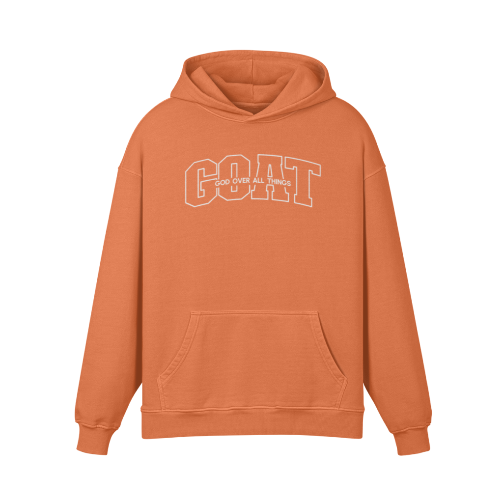 GOAT&mdash;God Over All Things (Embroidered) Hoodie