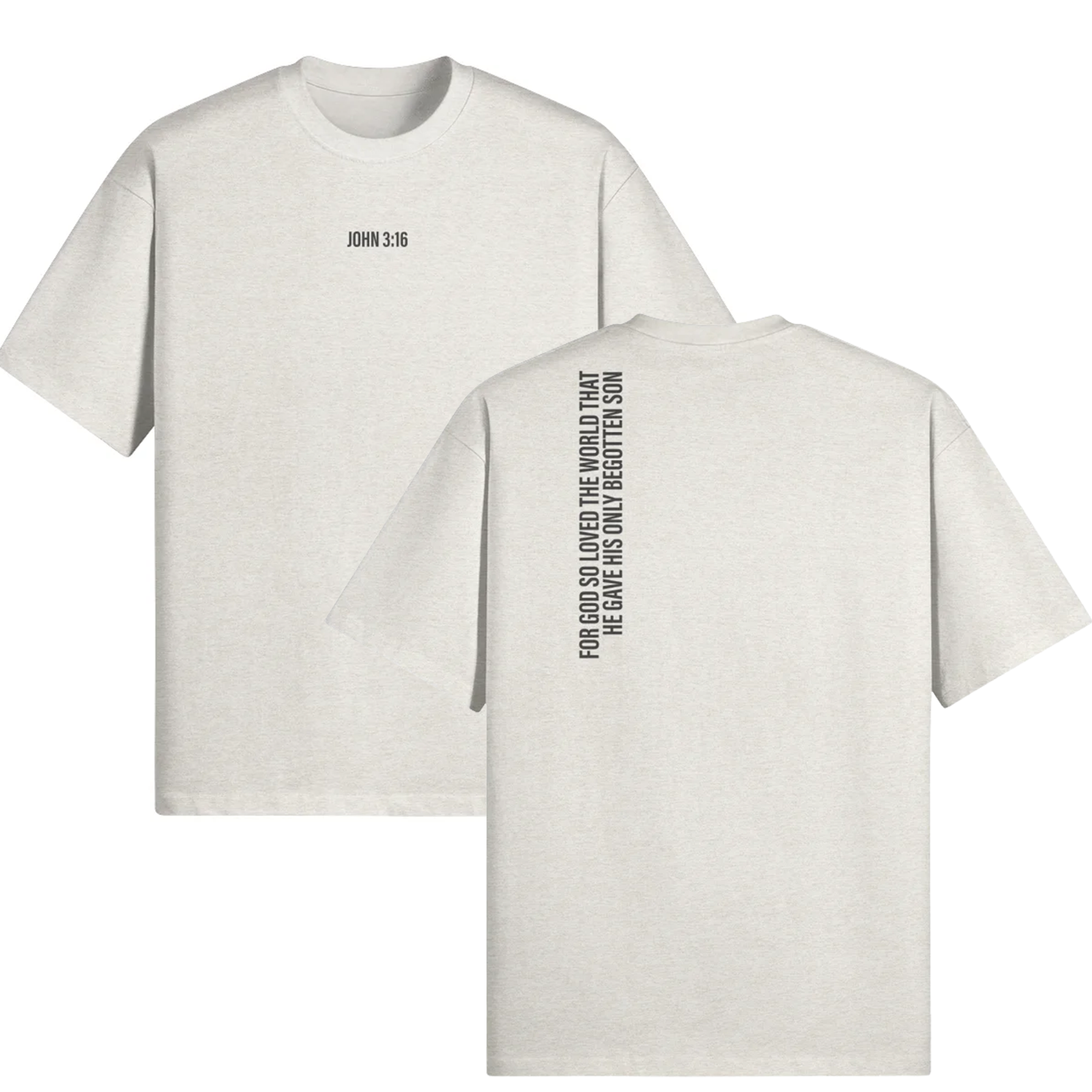 John 3:16 Oversized Tee - Image 3