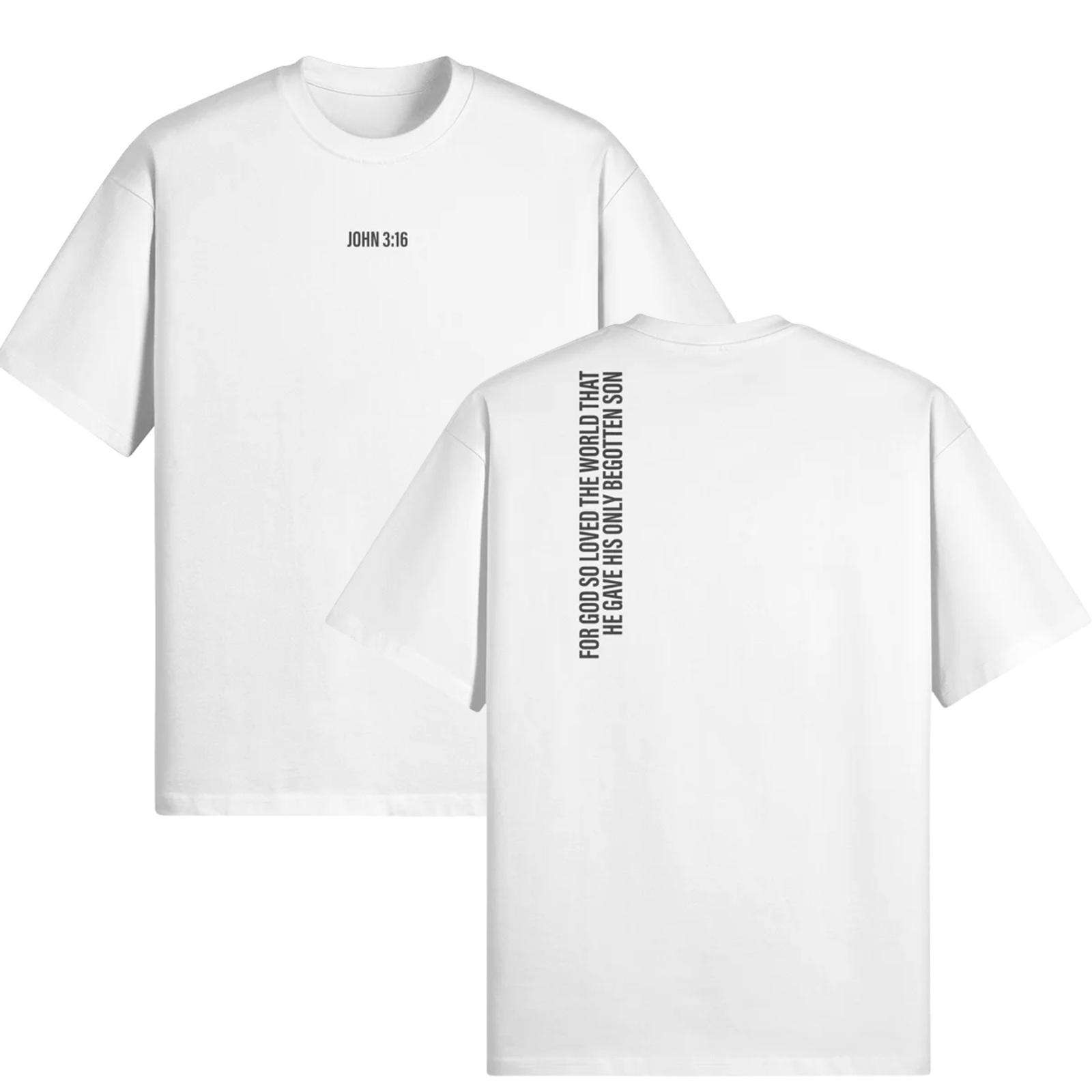 John 3:16 Oversized Tee - Image 4