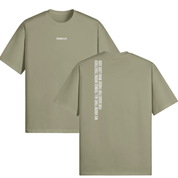 Romans 8:28 Oversized Tee