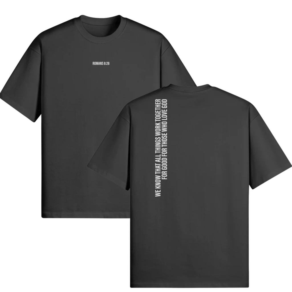 Romans 8:28 Oversized Tee