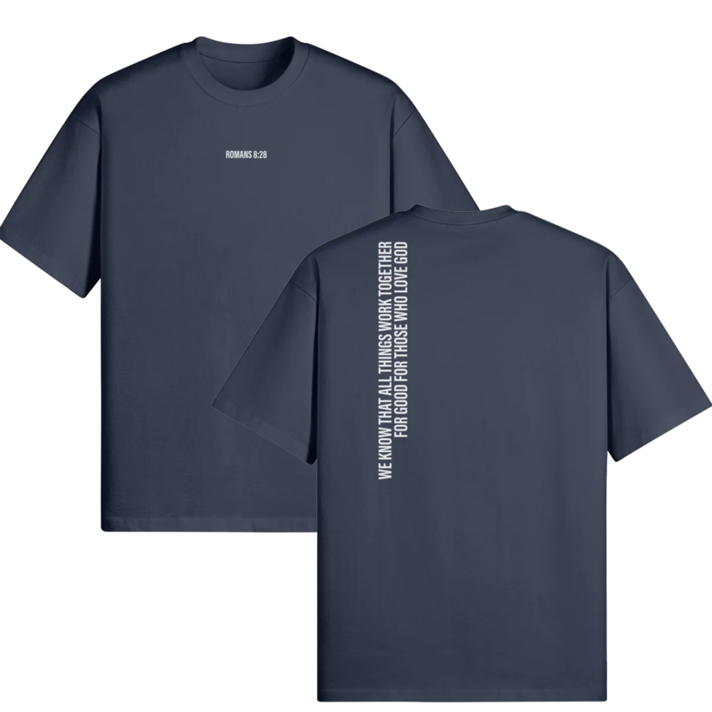 Romans 8:28 Oversized Tee