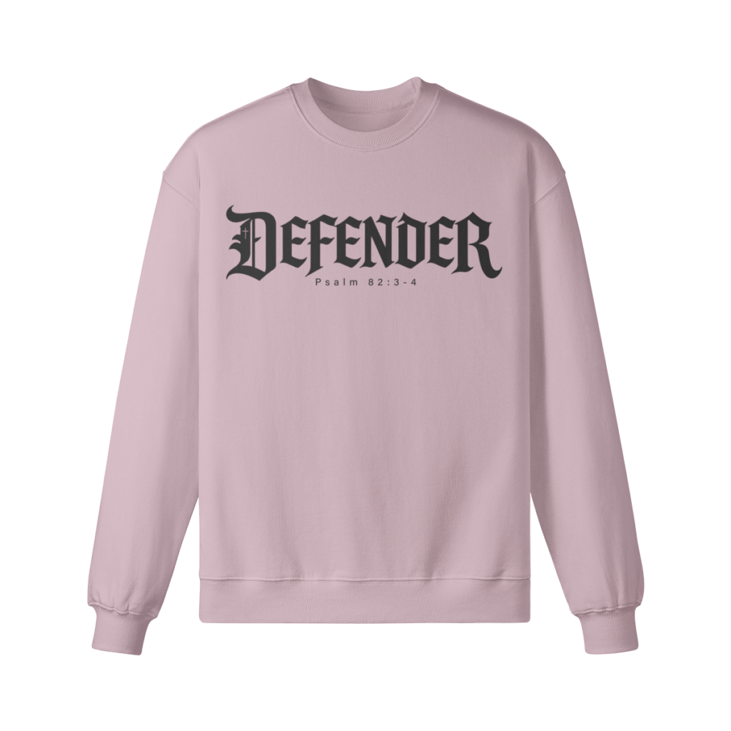 Defender—Psalm 82:3-4 Oversized Crew