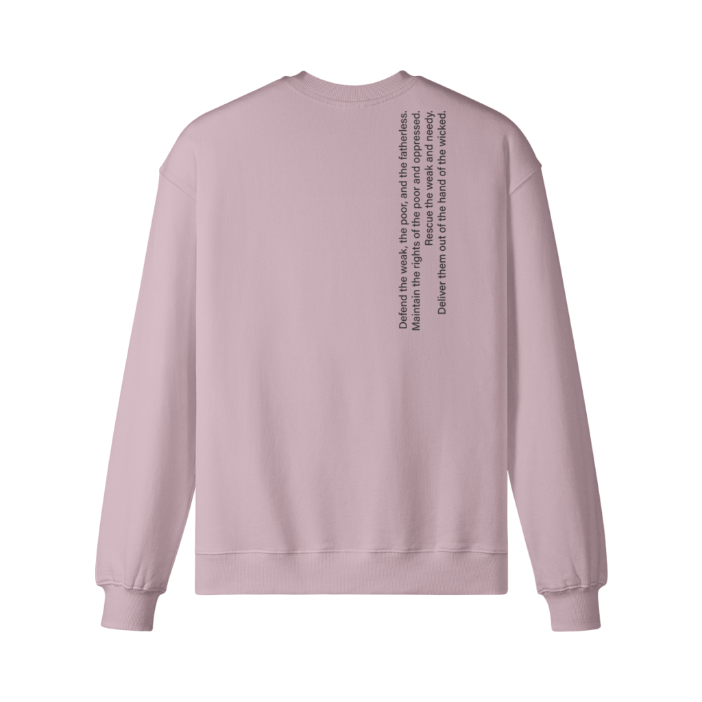 Defender&mdash;Psalm 82:3-4 Oversized Crew
