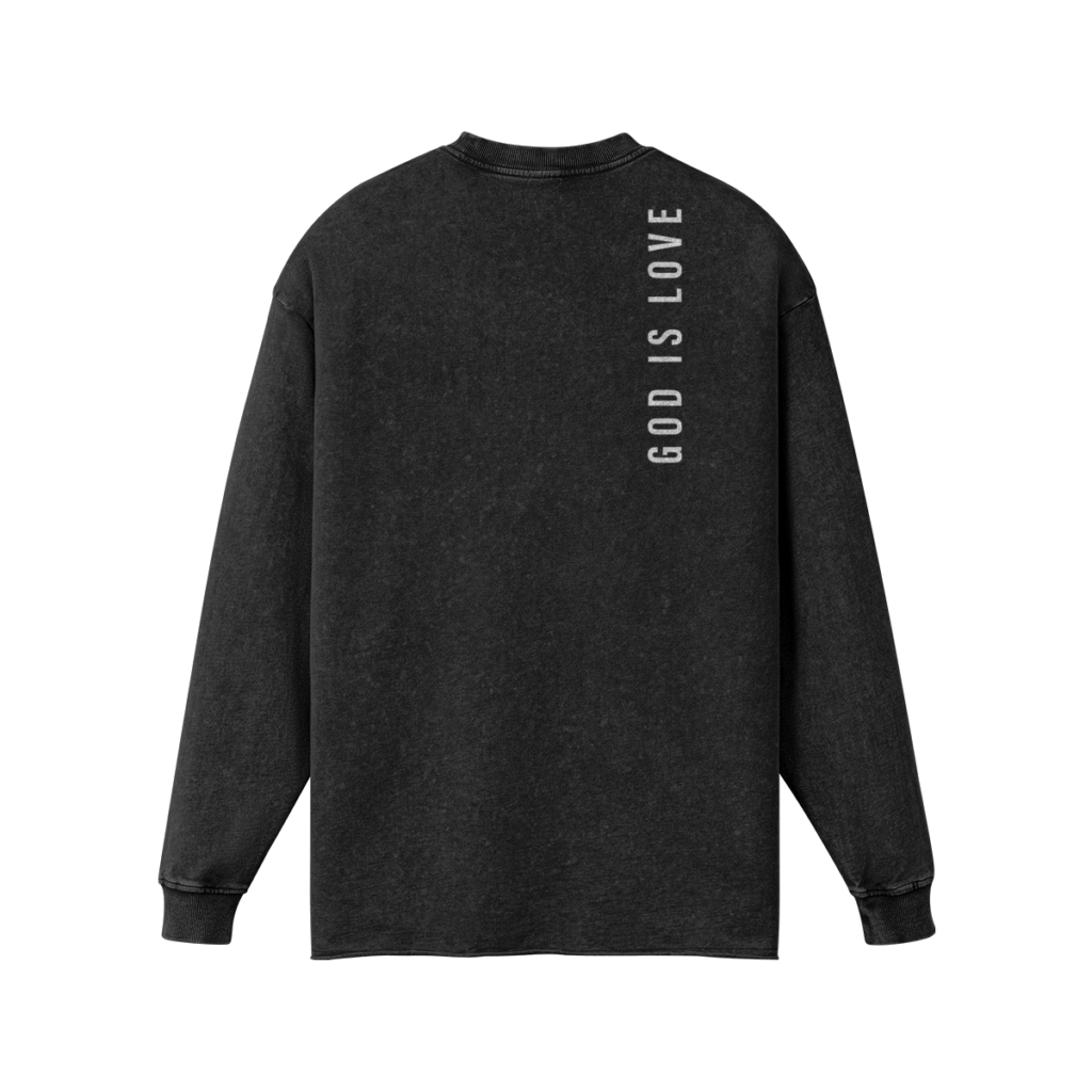 1 John 4:8 Oversized Long Sleeve