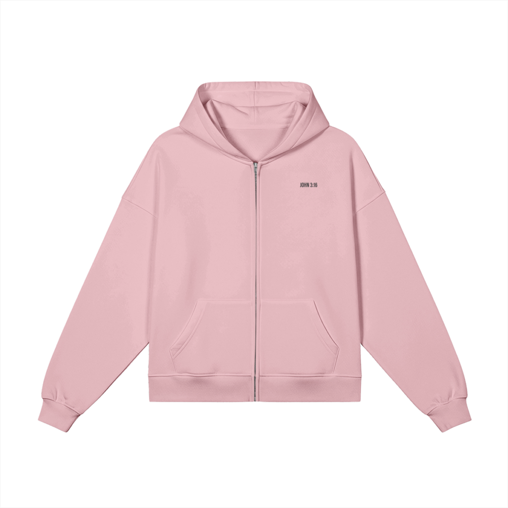 John 3:16 Zip-up Hoodie